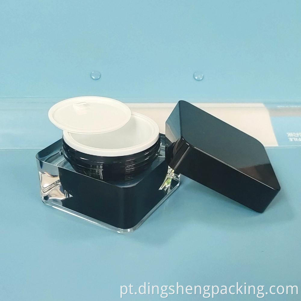 Plastic Acrylic Small 30G Cream Jar